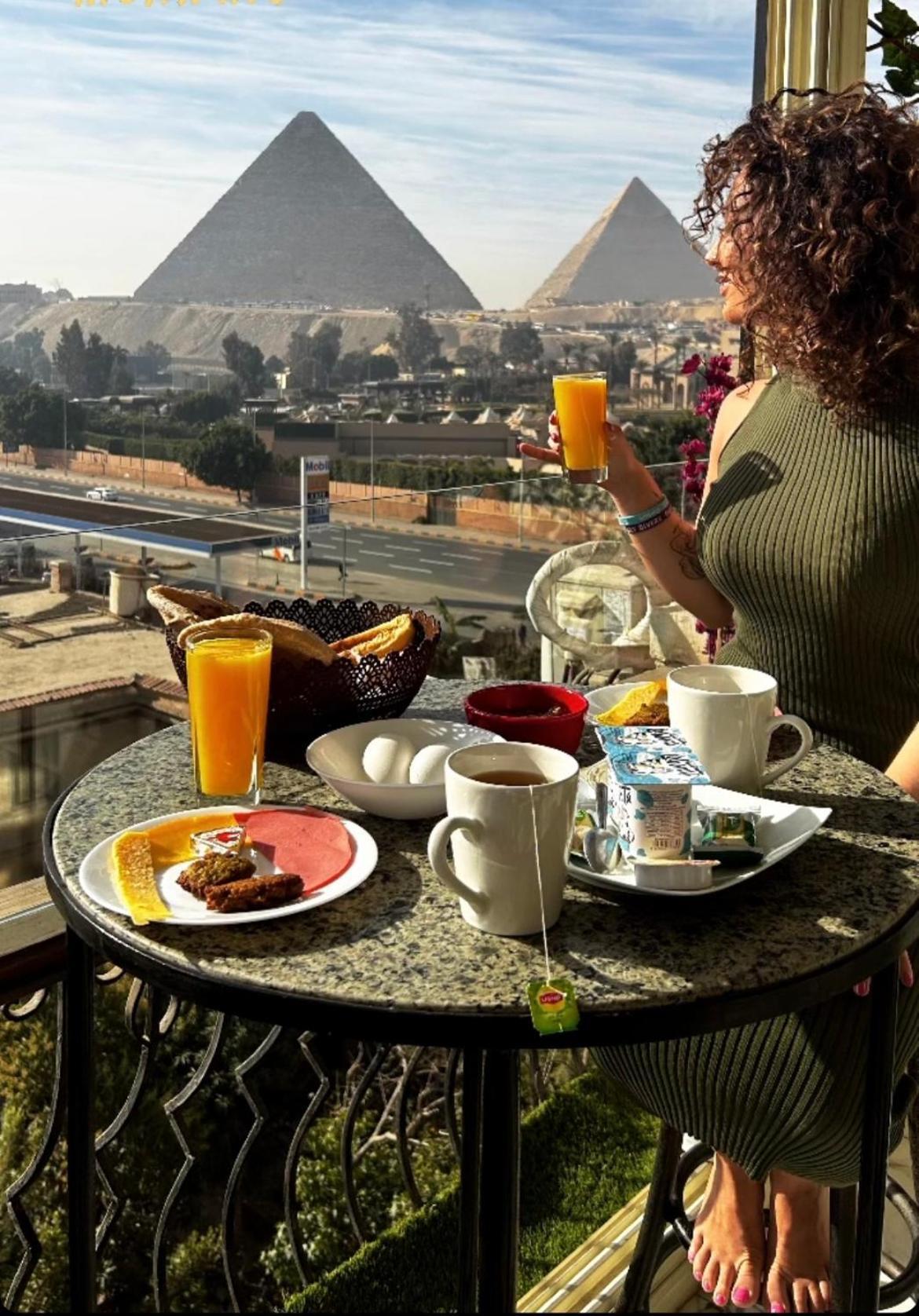 Unique Pyramids View Inn Kafret el-Gabal Extérieur photo