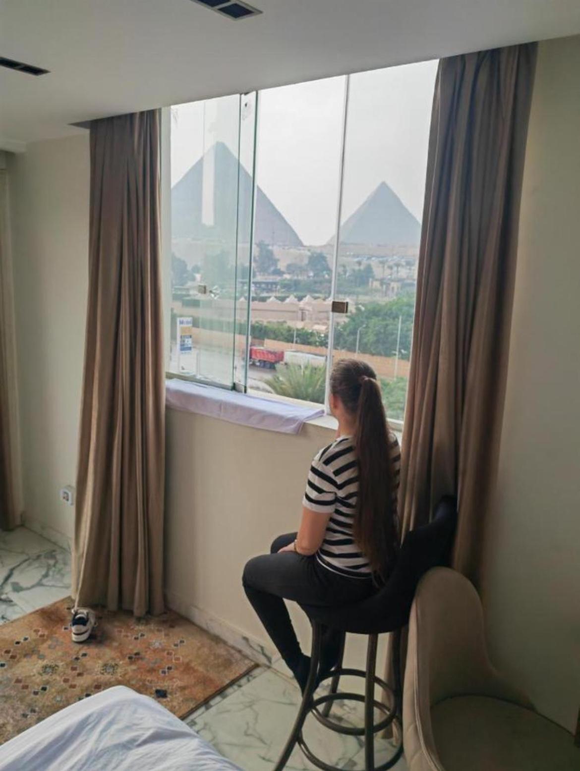 Unique Pyramids View Inn Kafret el-Gabal Extérieur photo