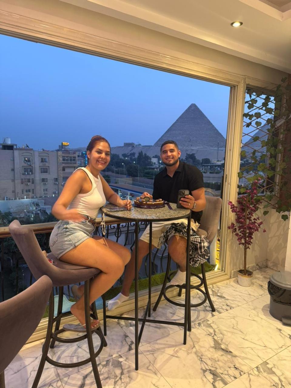Unique Pyramids View Inn Kafret el-Gabal Extérieur photo