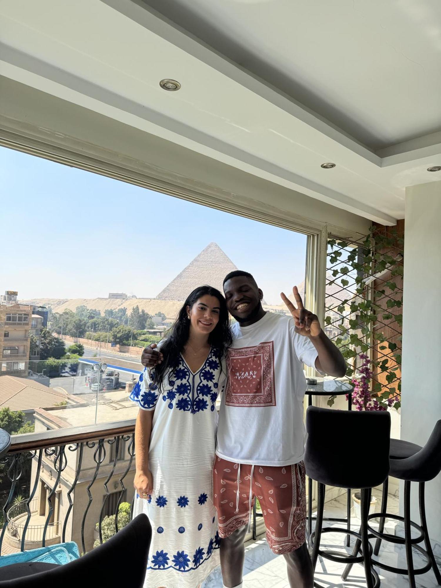 Unique Pyramids View Inn Kafret el-Gabal Extérieur photo